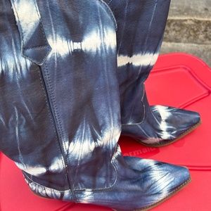 Denim Look Cowboy boots